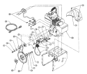 Page B Diagram and Parts List for 317E623D401 1997 Yard Man Snow Blower